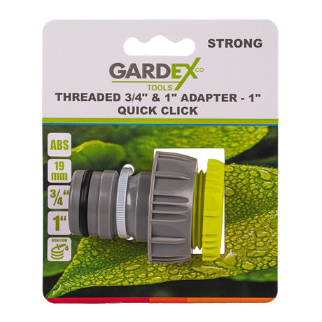 GARDEX Adaptor 3/4" și 1" Quick Click STRONG GX Gardex - scule electrice si unelte profesionale - BricoMart