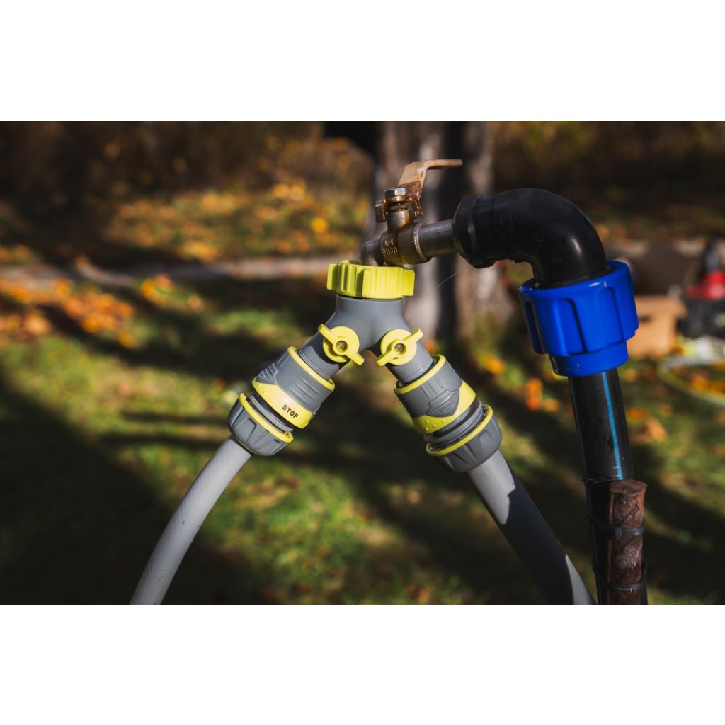 GARDEX Adaptor robinet 2 cai LUXE GX Gardex - scule electrice si unelte profesionale - BricoMart