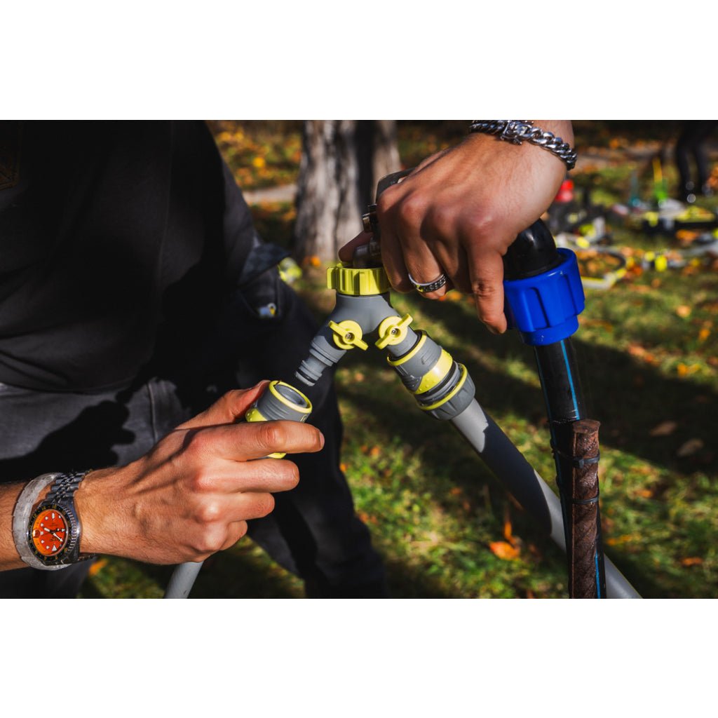 GARDEX Adaptor robinet 2 cai LUXE GX Gardex - scule electrice si unelte profesionale - BricoMart