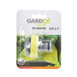 GARDEX Adaptor robinet 3/4" si 1" LUXE GX Adaptor de macara din două componente din polimer ABS de înaltă calitate, cu un strat moale de TPR Adaptorul de robinet Gardex - scule electrice si unelte profesionale - BricoMart