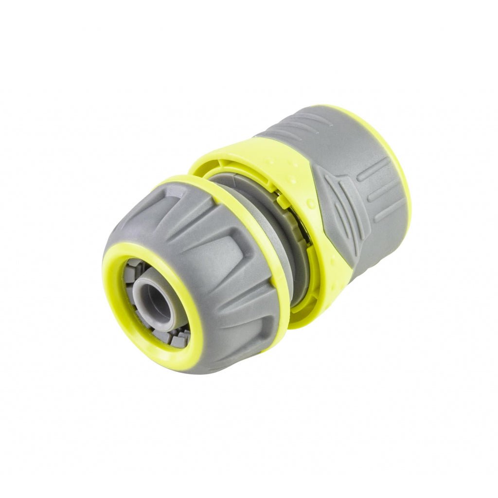 GARDEX Conector furtun ½” cu blocare rapidă LUXE GX Conectorii de tip rapid sunt bicomponente, fabricați din acoperire moale TPR și polimeri ABS de înaltă calitate, care su Gardex - scule electrice si unelte profesionale - BricoMart