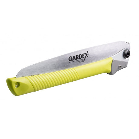 GARDEX Fierastrau pliabil FOREST 250 mm, 3D GX Fierăstrău de grădină pliabil potrivit pentru tăierea lemnului, laminatului, placajului, gips - cartonului etc. Lamă de oț Gardex - scule electrice si unelte profesionale - BricoMart