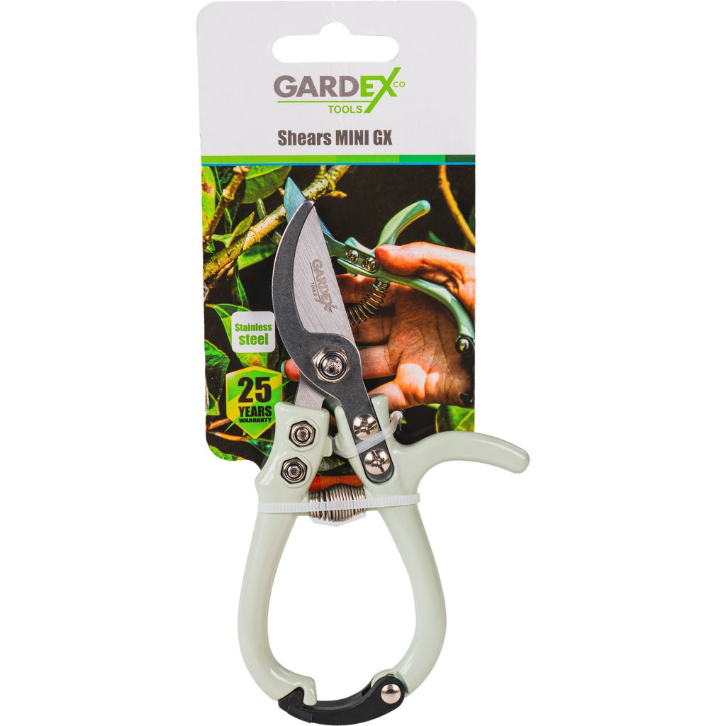 GARDEX Foarfeca MINI GX Lame din oțel inoxidabil Design compact Gardex - scule electrice si unelte profesionale - BricoMart