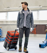 Geanta de sistem originala Einhell E - Case L (max. 120 kg, depozitare si transport universal de accesorii si unelte, stivuibila, conectabila) Einhell - scule electrice si unelte profesionale - BricoMart