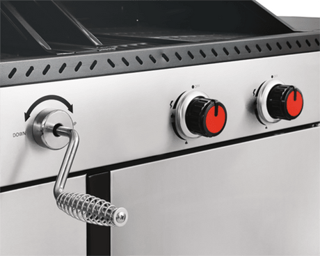 GRATAR OTAKE 2 IN 1, GAZ + CARBUNI, OTEL INOXIDABIL, 8,2KW Yato YG - 20030 Yato - scule electrice si unelte profesionale - BricoMart