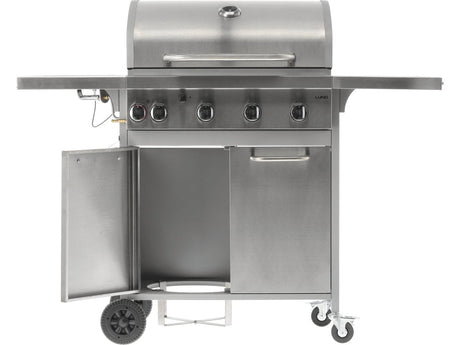 GRATAR PE GAZ AKKA 4+1 ARZATOARE, 16KW, SUPRAFATA DE GATIT DIN FONTA Lund 99655 - 3,2 kW, 11 kg, 136 x 53 x 109 cm, 63 x 40 cm Lund - scule electrice si unelte profesionale - BricoMart