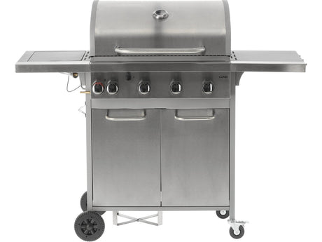GRATAR PE GAZ AKKA 4+1 ARZATOARE, 16KW, SUPRAFATA DE GATIT DIN FONTA Lund 99655 - 3,2 kW, 11 kg, 136 x 53 x 109 cm, 63 x 40 cm Lund - scule electrice si unelte profesionale - BricoMart