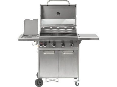GRATAR PE GAZ AKKA 4+1 ARZATOARE, 16KW, SUPRAFATA DE GATIT DIN FONTA Lund 99655 - 3,2 kW, 11 kg, 136 x 53 x 109 cm, 63 x 40 cm Lund - scule electrice si unelte profesionale - BricoMart
