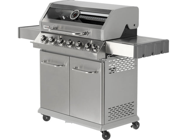 GRATAR PE GAZ ITAMI 6+1 ARZATOARE, 20.5KW, CAPAC CU GEAM Yato YG - 20016 - 82 x 41, 5 cm, 2,2 kW, 144 x 57 x 112cm Yato - scule electrice si unelte profesionale - BricoMart