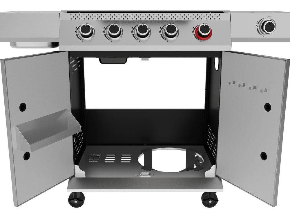 GRATAR PE GAZ YAO 5+1, 19KW, OTEL INOXD. Yato YG - 20032 Yato - scule electrice si unelte profesionale - BricoMart