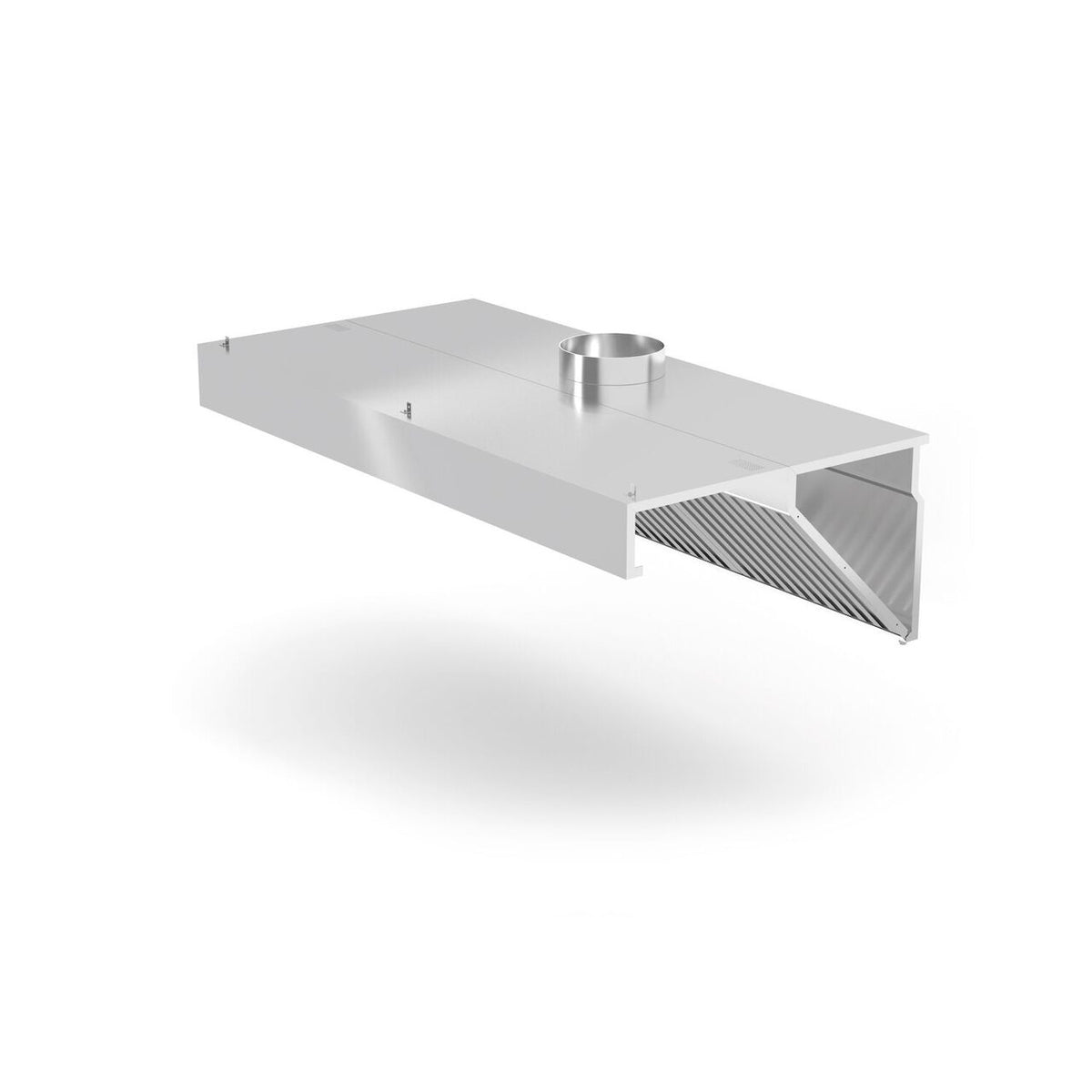 Hota de perete, inclinata, HENDI, Linia Profi, cu iluminare LED, 1200x700x(H)450mm