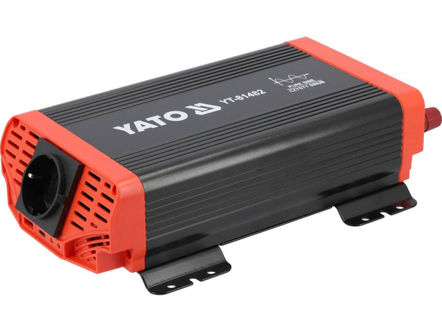 INVERTOR TENSIUNE 12V/230V 600W Yato YT - 81482 - 1200W Yato - scule electrice si unelte profesionale - BricoMart