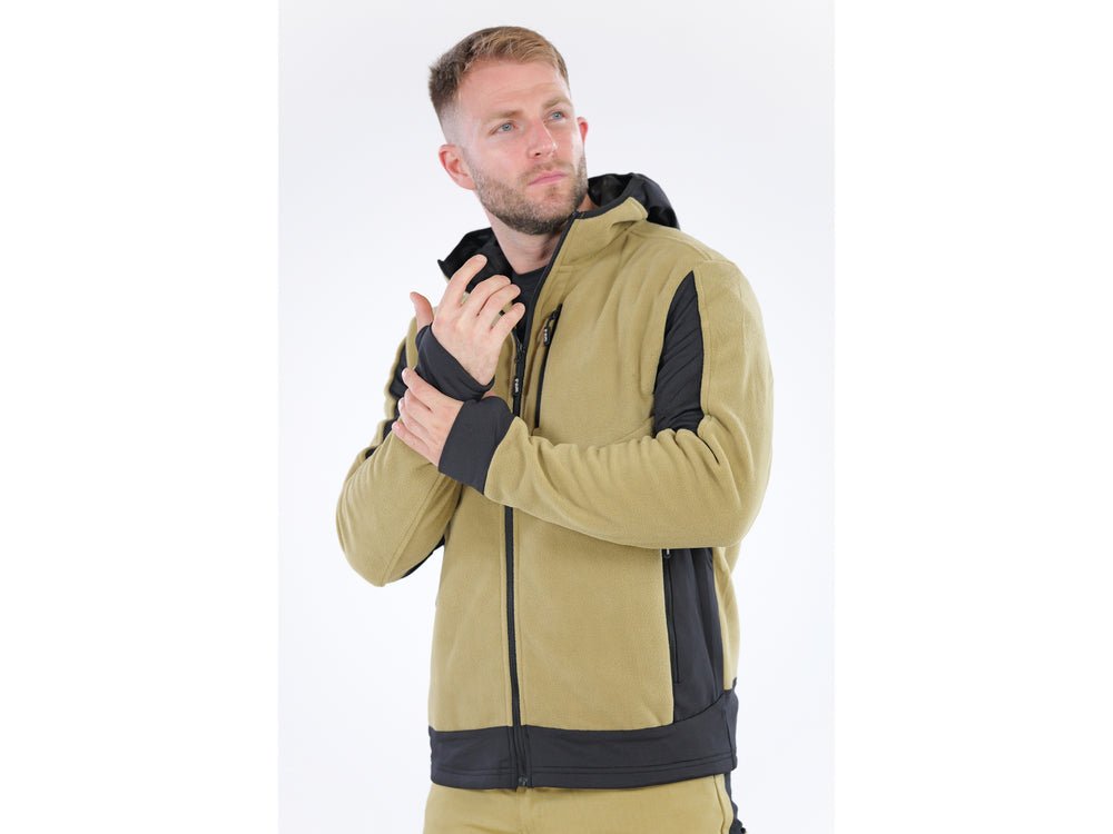 JACHETA FLEECE CU GLUGA SARNA KAKI L Yato YT - 79196 - 300 g, 290 g, rezistent Yato - scule electrice si unelte profesionale - BricoMart