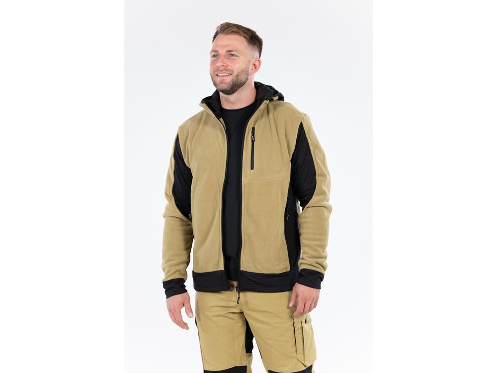 JACHETA FLEECE CU GLUGA SARNA KAKI S Yato YT - 79194 - 300 g, 290 g, rezistent Yato - scule electrice si unelte profesionale - BricoMart