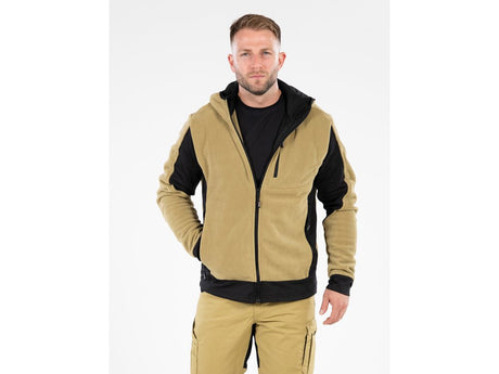 JACHETA FLEECE CU GLUGA SARNA KAKI S Yato YT - 79194 - 300 g, 290 g, rezistent Yato - scule electrice si unelte profesionale - BricoMart