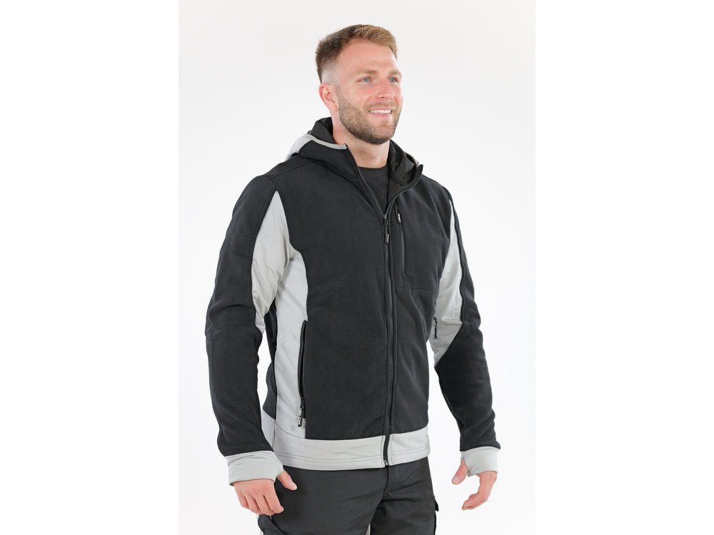 JACHETA FLEECE CU GLUGA SARNA NEAGRU S Yato YT - 79170 - 300 g, 290 g, rezistent Yato - scule electrice si unelte profesionale - BricoMart