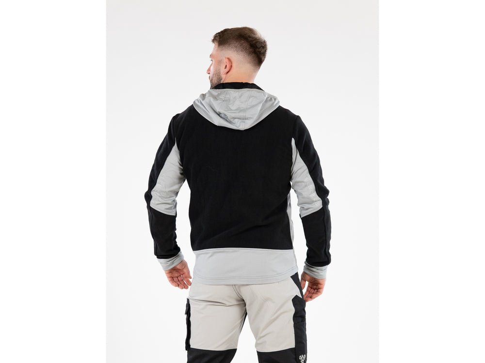 JACHETA FLEECE CU GLUGA SARNA NEAGRU XL Yato YT - 79173 - 300 g, 290 g, rezistent Yato - scule electrice si unelte profesionale - BricoMart