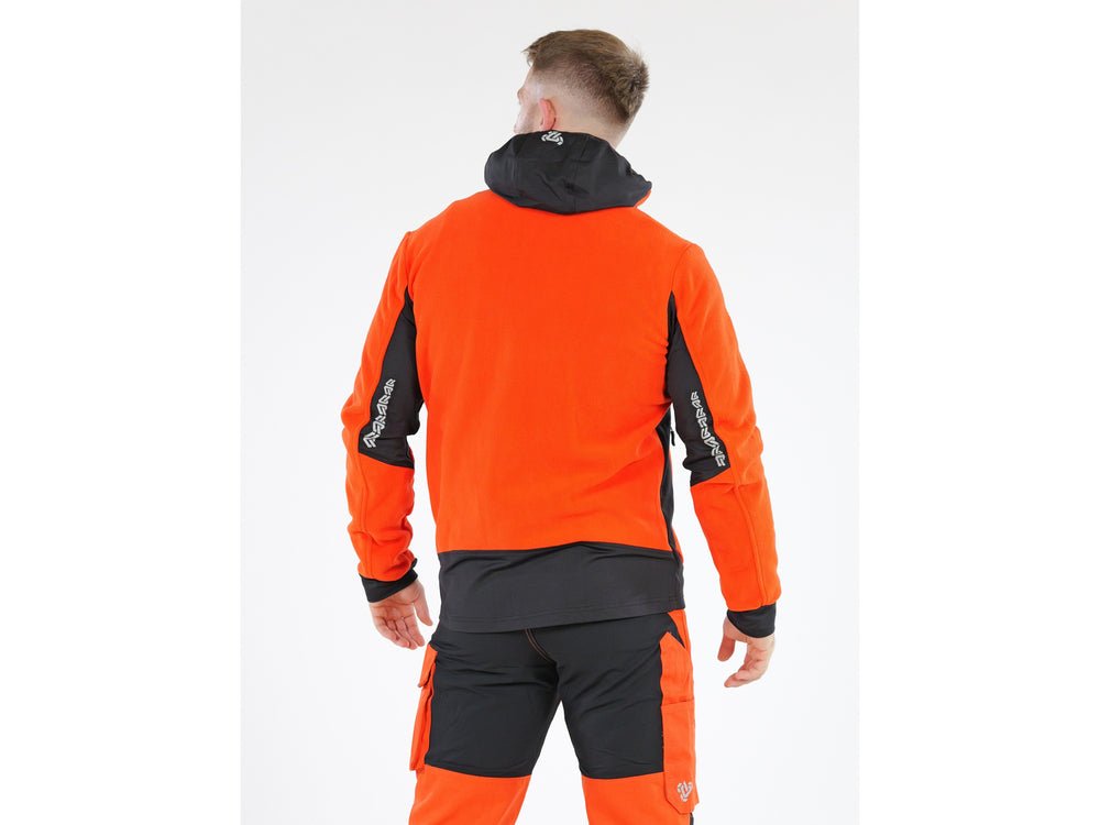 JACHETA FLEECE CU GLUGA SARNA ROSIE 2XL Yato YT - 79186 - 300 g, 290 g, rezistent Yato - scule electrice si unelte profesionale - BricoMart