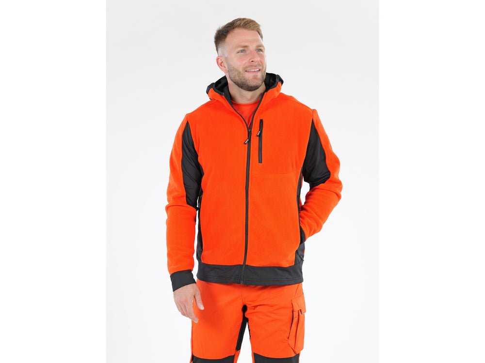 JACHETA FLEECE CU GLUGA SARNA ROSIE 3XL Yato YT - 79187 - Promotii YATO, 300 g, 290 g, rezistent Yato - scule electrice si unelte profesionale - BricoMart