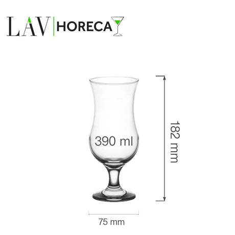 Pahar cocktail Hurricane Miami, 390 ml, LAV