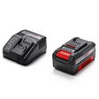 Kit acumulator si incarcator original Einhell, baterie de 4,0 Ah si incarcator Power X - Change, Li - Ion, 18 V, timp de incarcare de 75 min, potrivit pentru toate dispozitivele Power X - Change Einhell - scule electrice si unelte profesionale - BricoMart