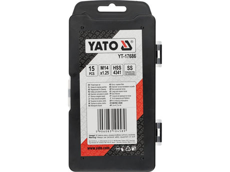 KIT REPARAT FILETE M14X1.25MM 15 BUC Yato YT - 17686 - inox Yato - scule electrice si unelte profesionale - BricoMart