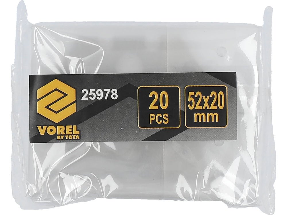 LAME Vorel 25978 TRAPEZOIDALE 20 BUC VOREL - scule electrice si unelte profesionale - BricoMart