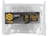 LAME Vorel 25978 TRAPEZOIDALE 20 BUC VOREL - scule electrice si unelte profesionale - BricoMart