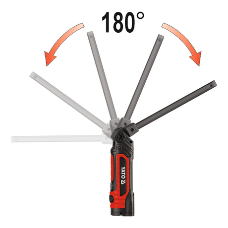 Lampa atelier 1000 lm YATO YT-085172, statie incarcare - imagine 18