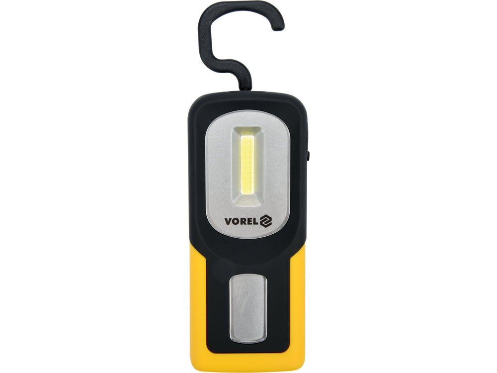 LAMPA DE MANA ROTATIVA COB LED 3W. Vorel 82723 - Lampi LED atelier cu baterii, 3 W, 100 lm Vorel - scule electrice si unelte profesionale - BricoMart