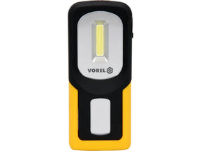 LAMPA DE MANA ROTATIVA COB LED 3W. Vorel 82723 - Lampi LED atelier cu baterii, 3 W, 100 lm Vorel - scule electrice si unelte profesionale - BricoMart