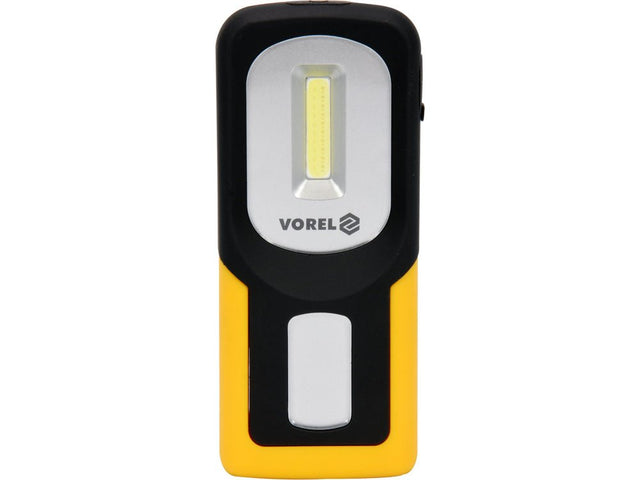 LAMPA DE MANA ROTATIVA COB LED 3W. Vorel 82723 - Lampi LED atelier cu baterii, 3 W, 100 lm Vorel - scule electrice si unelte profesionale - BricoMart