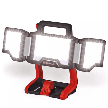 Lanterna fara fir Einhell TP-CL 18/3000 Li Set-Solo Power X-Change,18 V, 3000 lm, cap pivotant, panouri rabatabile, 60 LED-uri, trepied inclus, fara acumulator - imagine 5