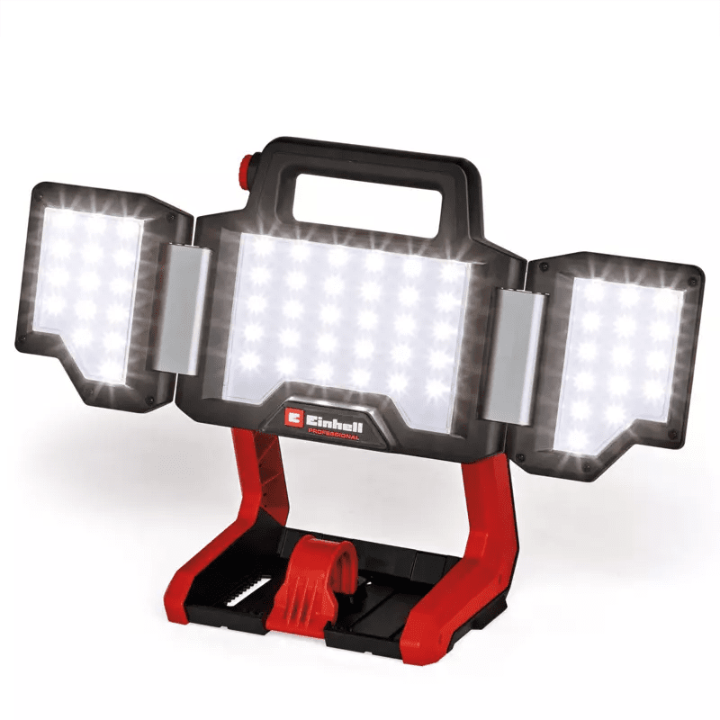Lanterna fara fir Einhell TP-CL 18/3000 Li Set-Solo Power X-Change,18 V, 3000 lm, cap pivotant, panouri rabatabile, 60 LED-uri, trepied inclus, fara acumulator - imagine 4