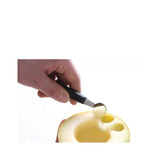 Lingurita dubla pentru ornare/fasonare fructe, legume,-Hendi, inox cu maner polipropilena, diametre 22/25 mm