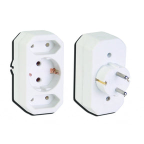 MAKALON Triplu stecher MK Corp alb Makalon - scule electrice si unelte profesionale - BricoMart