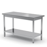Masa de lucru centrala, cu raft, dimensiune 1200x600x850(h)mm