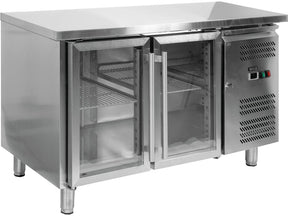MASA RECE 282L, 2 USI DIN STICLA Yato YG - 05252 - Lazi frigorifice, 1360 x 700 mm, 910 mm, 330 x 530 mm Yato - scule electrice si unelte profesionale - BricoMart