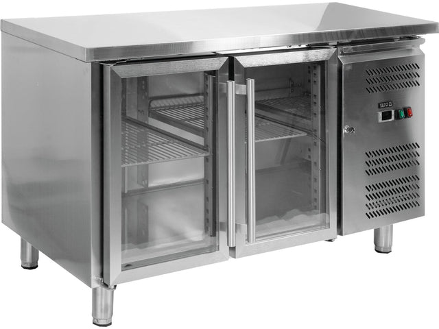MASA RECE 282L, 2 USI DIN STICLA Yato YG - 05252 - Lazi frigorifice, 1360 x 700 mm, 910 mm, 330 x 530 mm Yato - scule electrice si unelte profesionale - BricoMart
