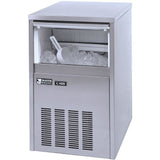 Masina cuburi de gheata, Master Frost & Hendi, otel inoxidabil, 40 kg/24 h, cub forma tip glont / 18 gr, 230 V/575 W, 480x580x(H)750 mm