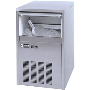 Masina cuburi de gheata, Master Frost & Hendi, otel inoxidabil, 40 kg/24 h, cub forma tip glont / 18 gr, 230 V/575 W, 480x580x(H)750 mm