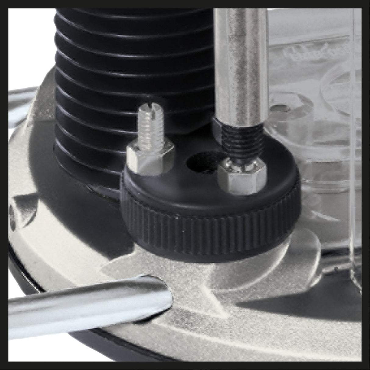 Masina de frezat Einhell TE - RO 1255 E, 1200 W, pinsa Ø 6 si 8 mm, inaltime cursa 55 mm, control electronic al vitezei, blocare a axului, schimbare usoara a sculei Einhell - scule electrice si unelte profesionale - BricoMart