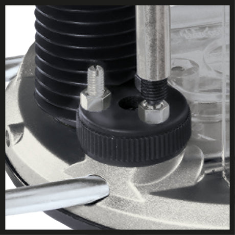 Masina de frezat Einhell TE - RO 1255 E, 1200 W, pinsa Ø 6 si 8 mm, inaltime cursa 55 mm, control electronic al vitezei, blocare a axului, schimbare usoara a sculei Einhell - scule electrice si unelte profesionale - BricoMart