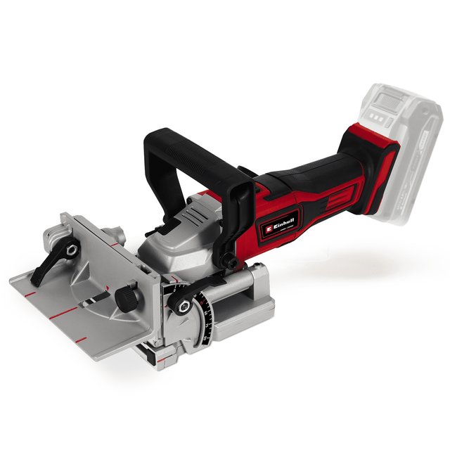 Masina de frezat pentru dibluri din lemn/biscuitorpe acumulator Einhell TE - BJ 18 Li - Solo Power X - Change (18 V, Li - ion, reglare infinita a unghiului/inaltimii, reglare a adancimii in 6 trepte, fara acumulator sau incarcator Einhell - scule electrice si unelte profesionale - BricoMart
