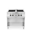 Masina de gatit cu inductie, 4 arzatoare, spatiu depozitare,17000 W,Hendi, 800x700x(H)870mm