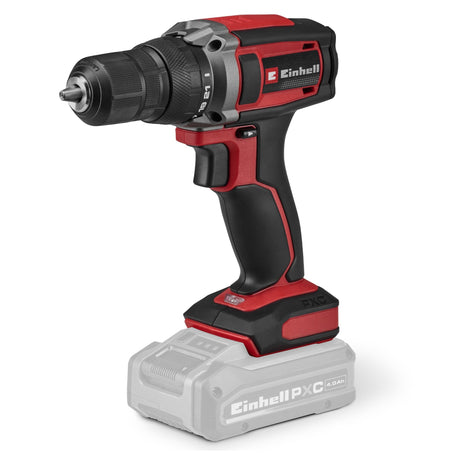Masina de gaurit cu acumulator Einhell TC-CD 18/38 Li - Solo Power X-Change, 18 V, 38 Nm, mandrina de 10 mm, 21+1 setari de cuplu, lumina LED, fara baterie - imagine 1