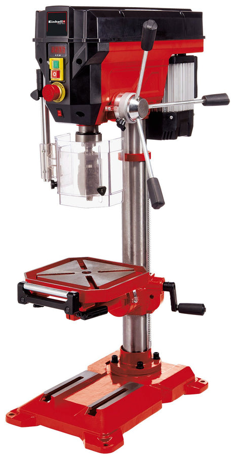 Masina de gaurit cu coloana Einhell TE - BD 750 E, 750 W, 450 - 2500 rpm, motor cu inductie, control infinit al vitezei, mandrina cu schimbare rapida pentru burghie de la 1 mm la 16 mm, mandrina MK2, opritor de adancime Einhell - scule electrice si unelte profesionale - BricoMart