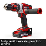 Masina de gaurit cu impact fara fir Einhell TE - CD 18/48 Li - i - Solo BricoMart - scule electrice si unelte profesionale - BricoMart