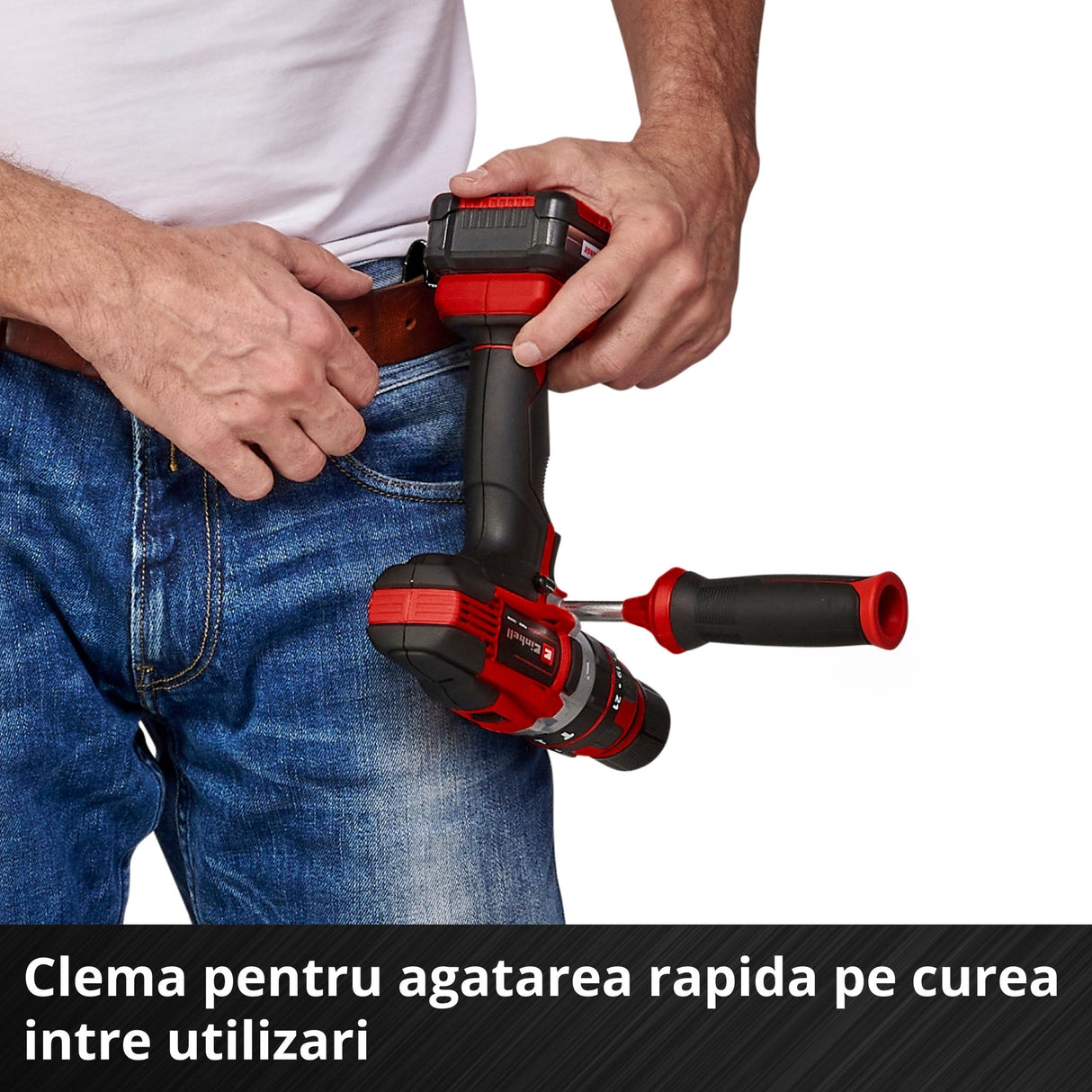 Masina de gaurit cu impact fara fir Einhell TE - CD 18/48 Li - i - Solo BricoMart - scule electrice si unelte profesionale - BricoMart