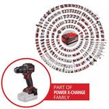 Masina de gaurit cu percutie pe acumulator Einhell Professional TP-CD 18/50-C Li-i BL - Solo Power X-Change,18 V, brushless, 50 Nm, anti-kickback, mandrina 13 mm, 2 viteze, fara baterie - imagine 2